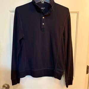 Michael Kors Men's Blue Waffle Knit Pullover Sweater Long Sleeve Medium